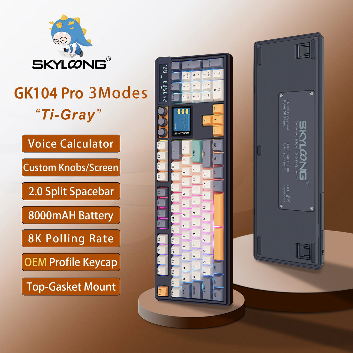 LCD Screen Mechanical Keyboard