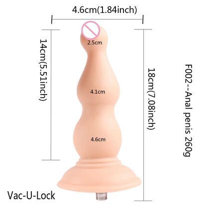 Premium Silicone Dildo Attachment Set