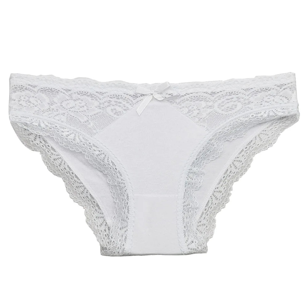 Cotton Briefs Lady 5 PCS/SET Lace Panty Underpants Seamless Panties For Women Lingerie
