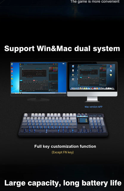 LCD Screen Mechanical Keyboard