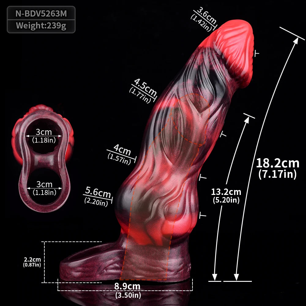 Vibrating Silicone Sleeve Extender – Multi-Mode