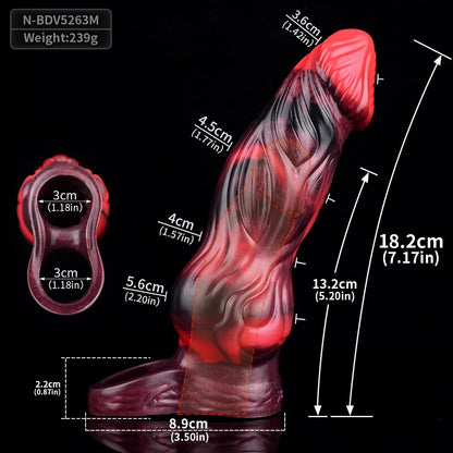 Vibrating Silicone Sleeve Extender – Multi-Mode