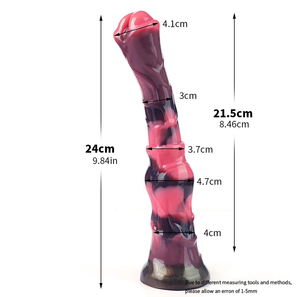 Realistic Horse Dildo — Liquid Silicone 3 Sizes