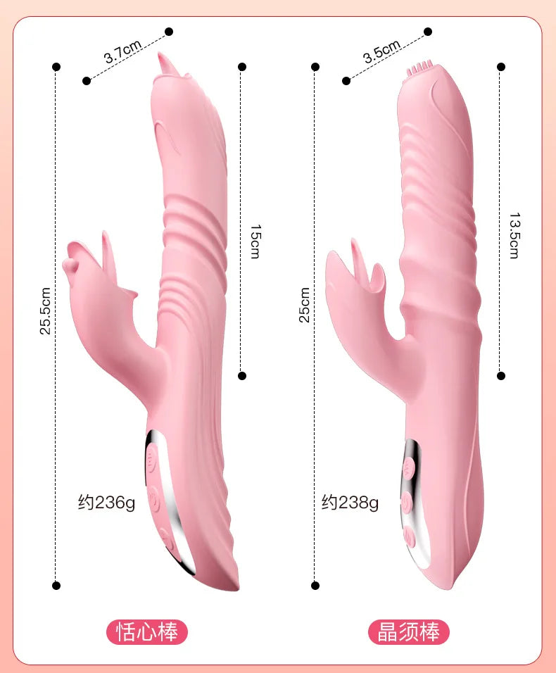 Multi-Function Telescopic Silicone Body Massager