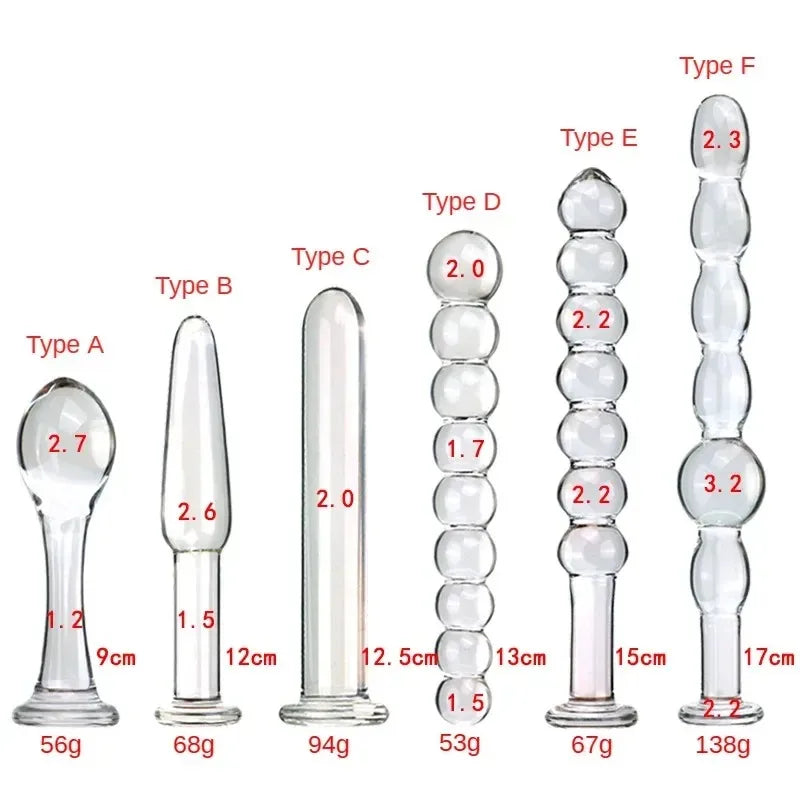 Luxury Glass Bead Trainer Plug