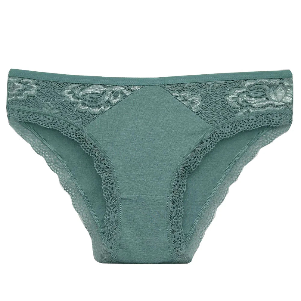 Lady Underwear 5 PCS/SET Sexy Lace Underpants Fashion Female M-XL Women Panties Cotton Briefs