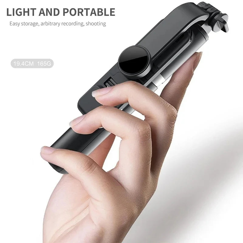 LED Anti-Shake Vlogging Tripod
