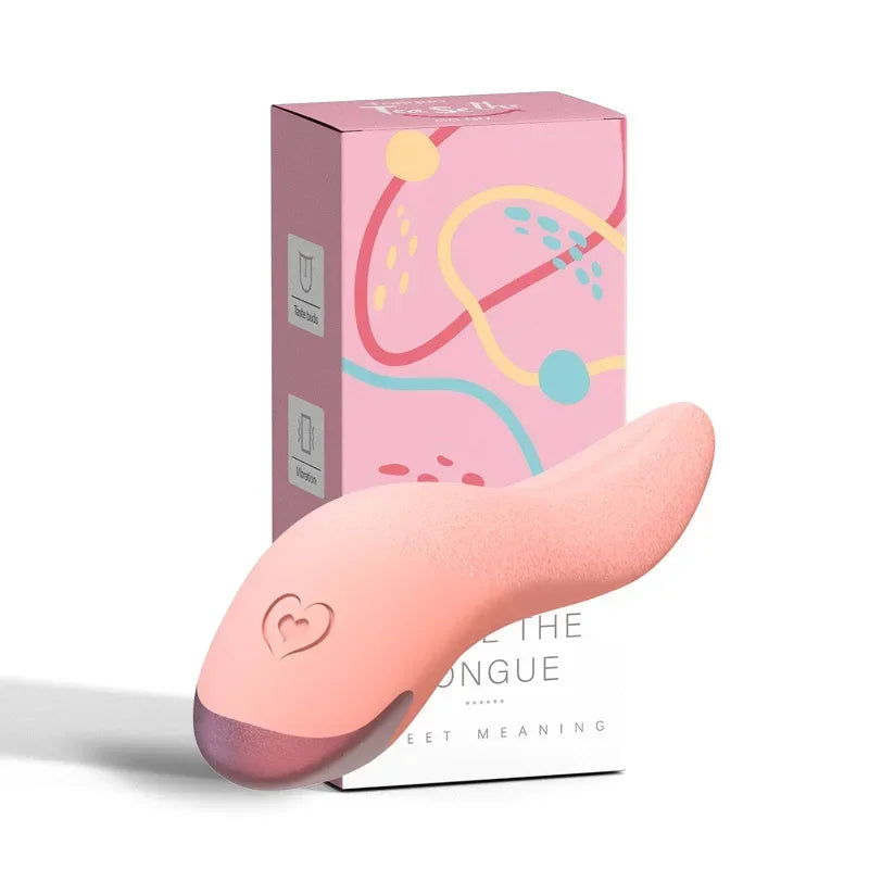 Tongue Licking Dildo Vibrator