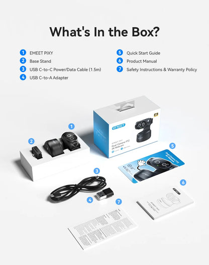 4K AI PTZ Mics & Privacy Mode Cam