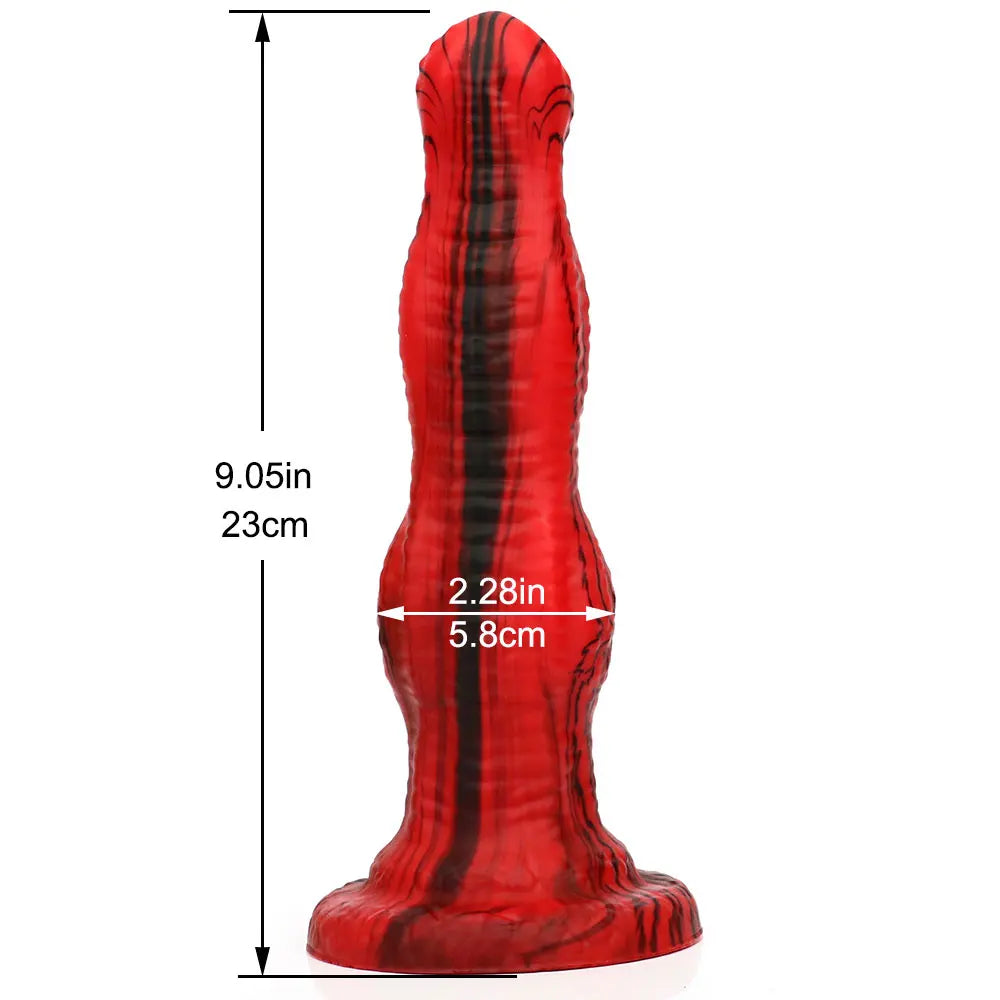 Oversized Realistic Soft Silicone Plug – 9.05 Inch
