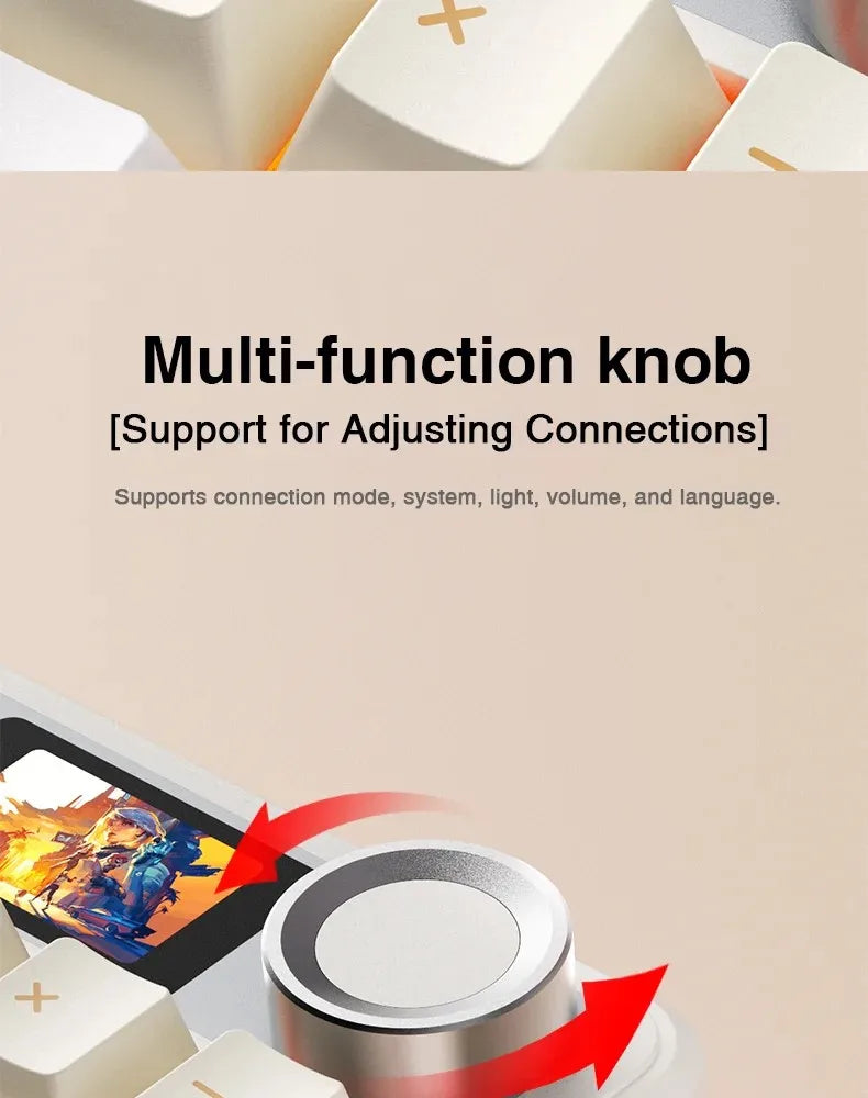 Long Battery Wireless Keyboard 8000mAh