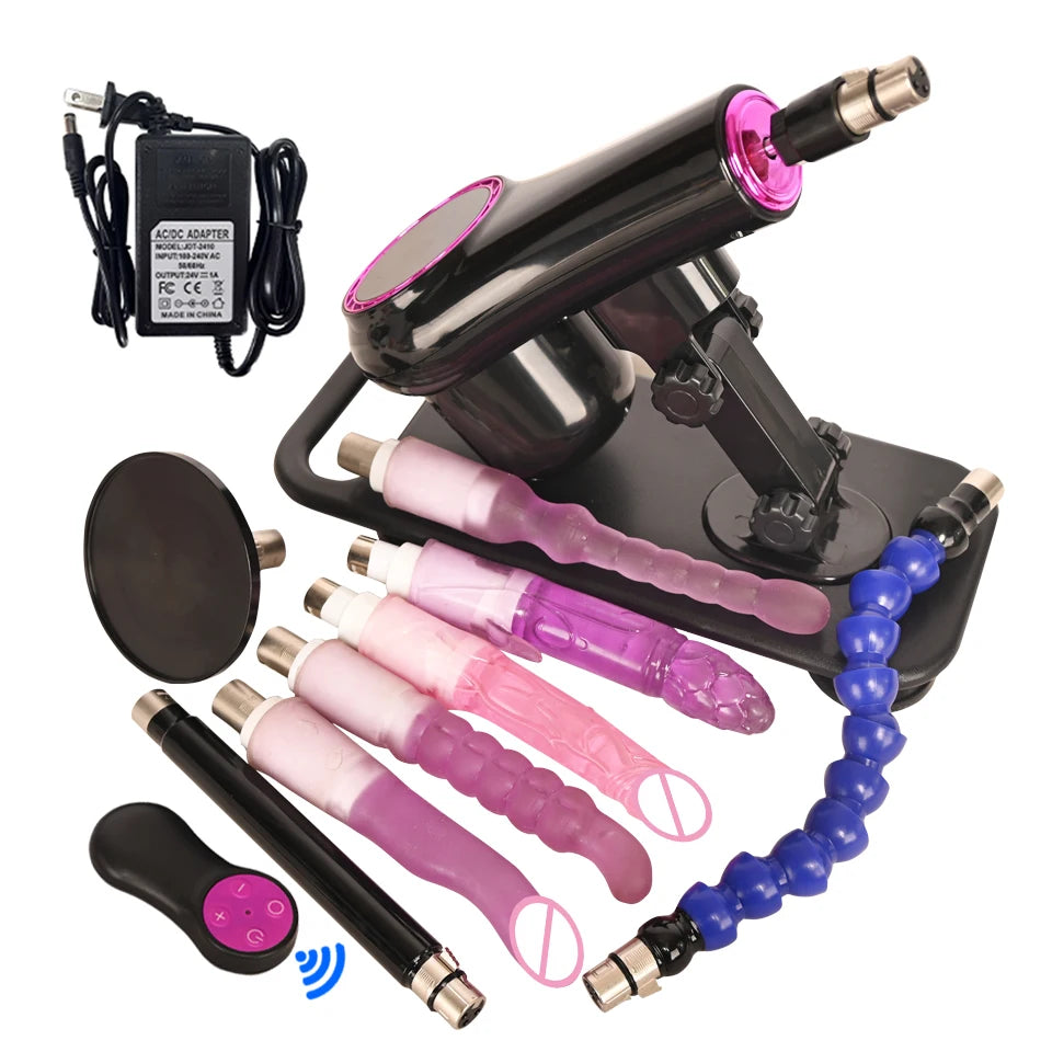 Wireless Remote Control Sex Machine Set