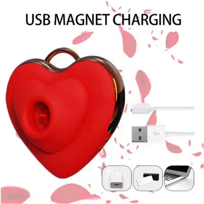 Heart-Shaped Vibrator Pendant