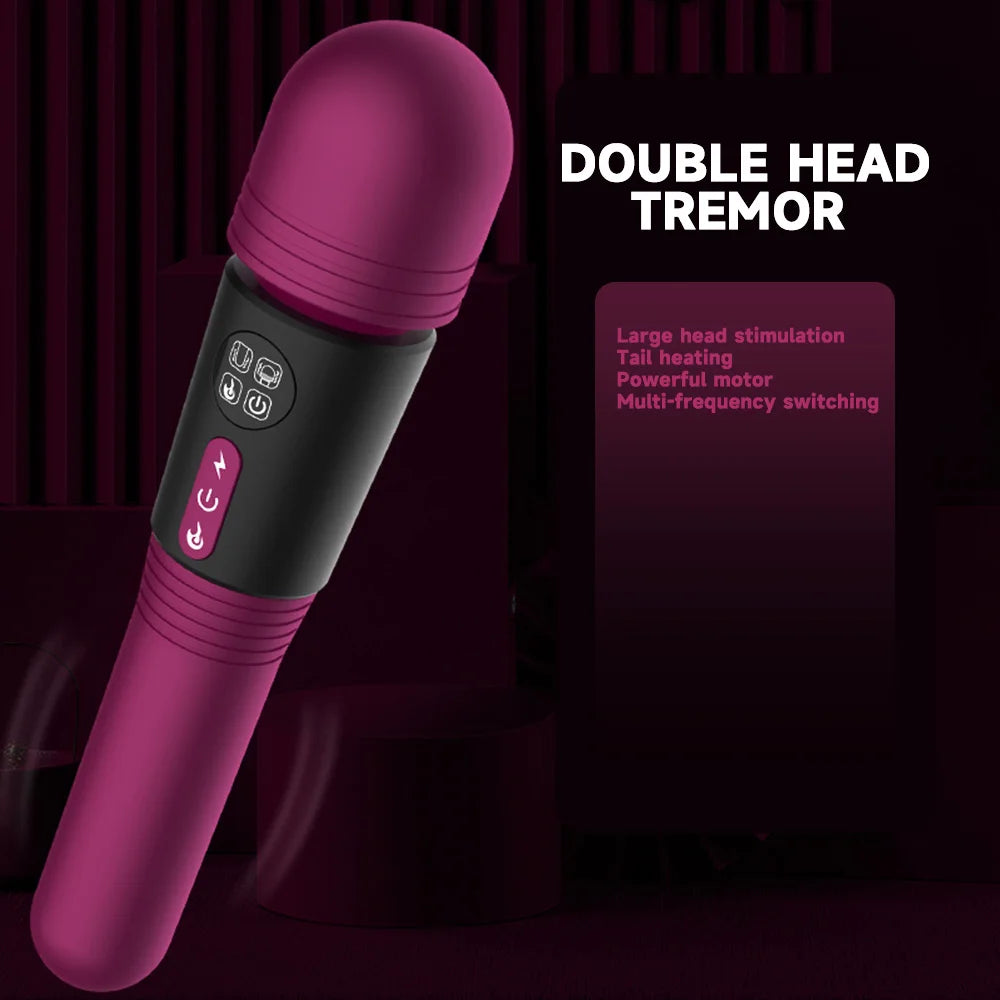Lay-on Magic Wand Vibrator