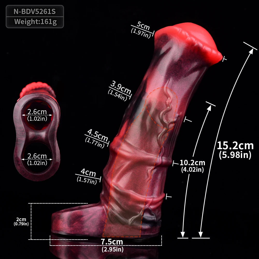 Vibrating Silicone Sleeve Extender – Multi-Mode