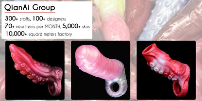 Large Knot Fantasy Silicone Sleeve Extender