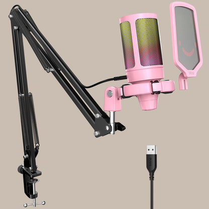 Microphone with RGB Lighting