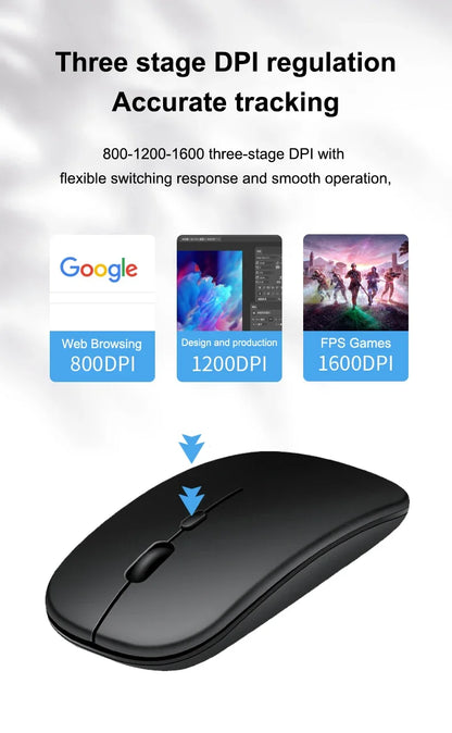 Silent Typing Keyboard Mouse Combo