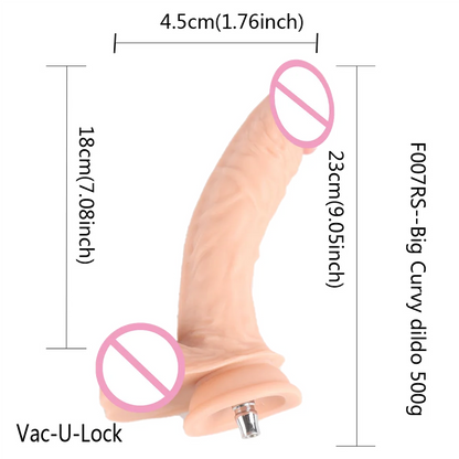 Premium Silicone Dildo Attachment Set