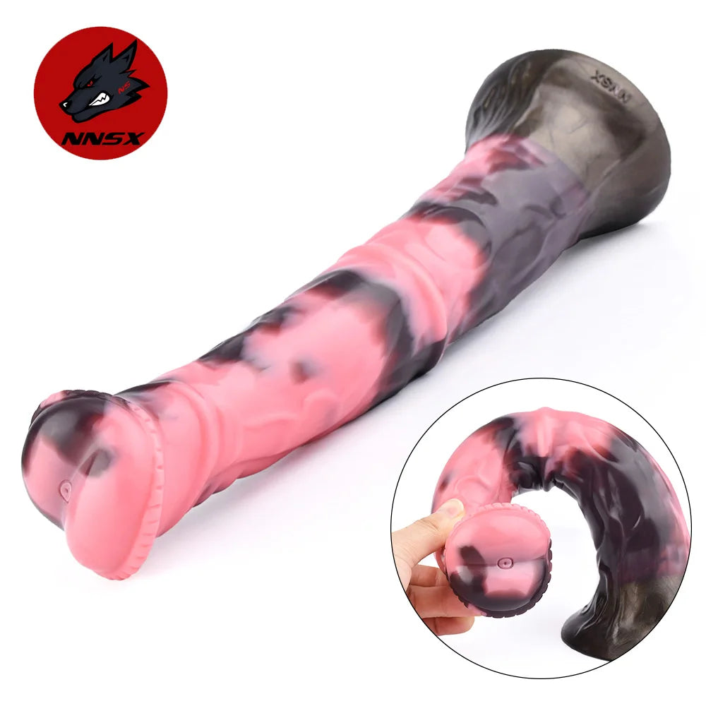 Fantasy Horse Knot Silicone Dildo — Premium Liquid Silicone