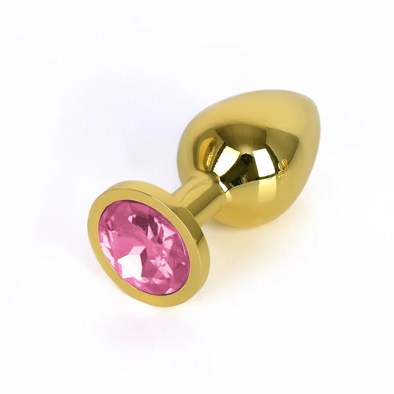 Gold-Plated Crystal Plug Set