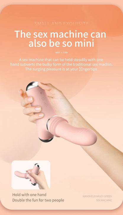 Powerful Sex Machine & Device, Heatable Thrusting Dildo for Women Men, Remote Control Vibrator G-Spot Anal Stimulator,Adult Toys