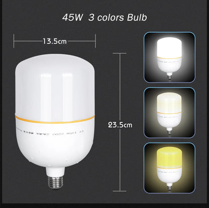 Studio Lighting with Global Plug Adapters