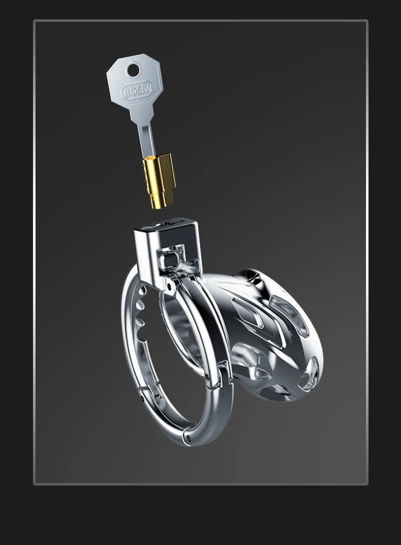 Premium Aluminum Chastity Cage