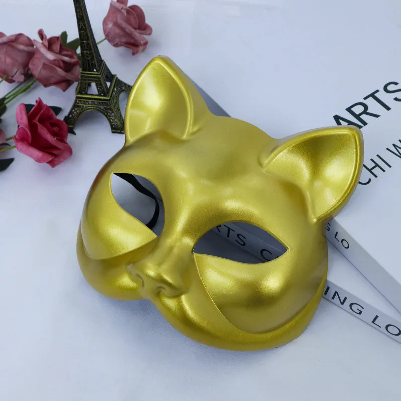 Premium Cat Masquerade Mask – 17 Colors