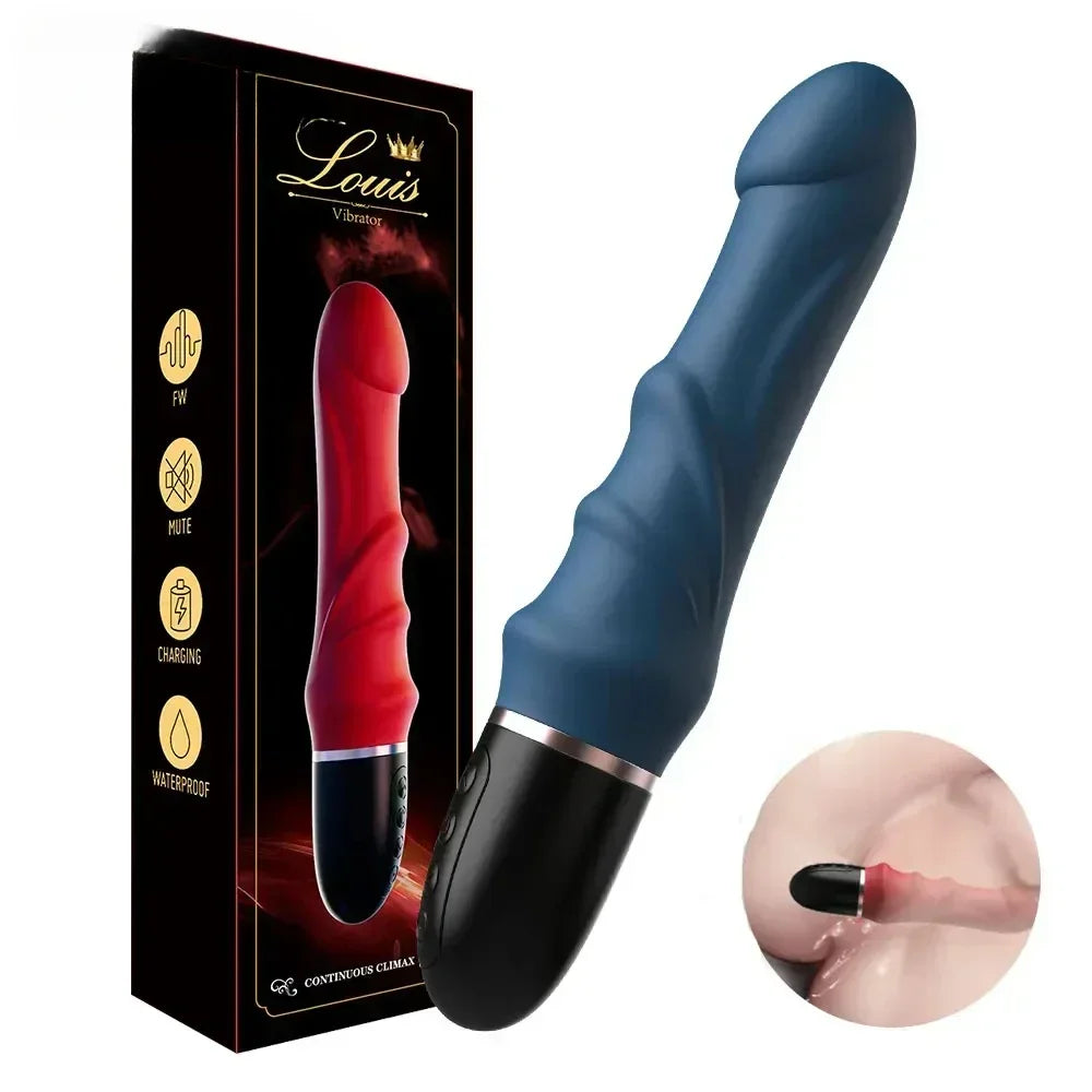 10-Mode Dual Stimulation Silicone Vibrator