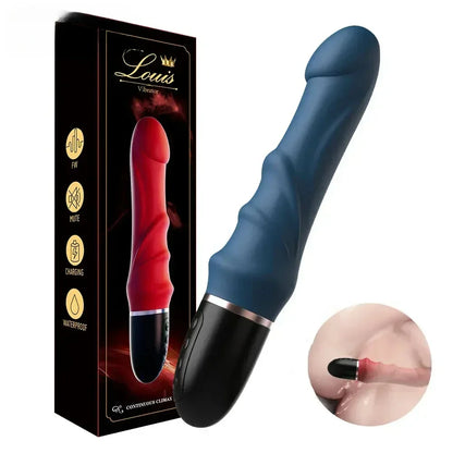 10-Mode Dual Stimulation Silicone Vibrator