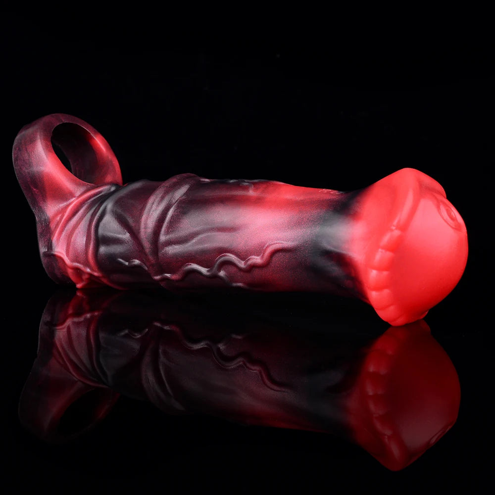 Vibrating Silicone Sleeve Extender – Multi-Mode