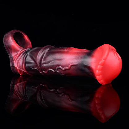 Vibrating Silicone Sleeve Extender – Multi-Mode