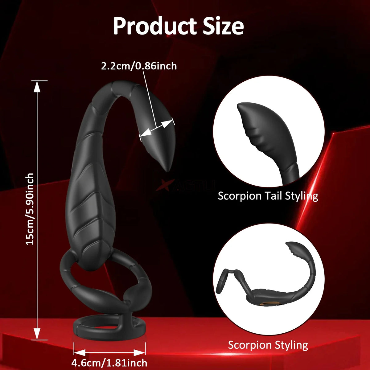 App Control Plug with Vibrating Ring