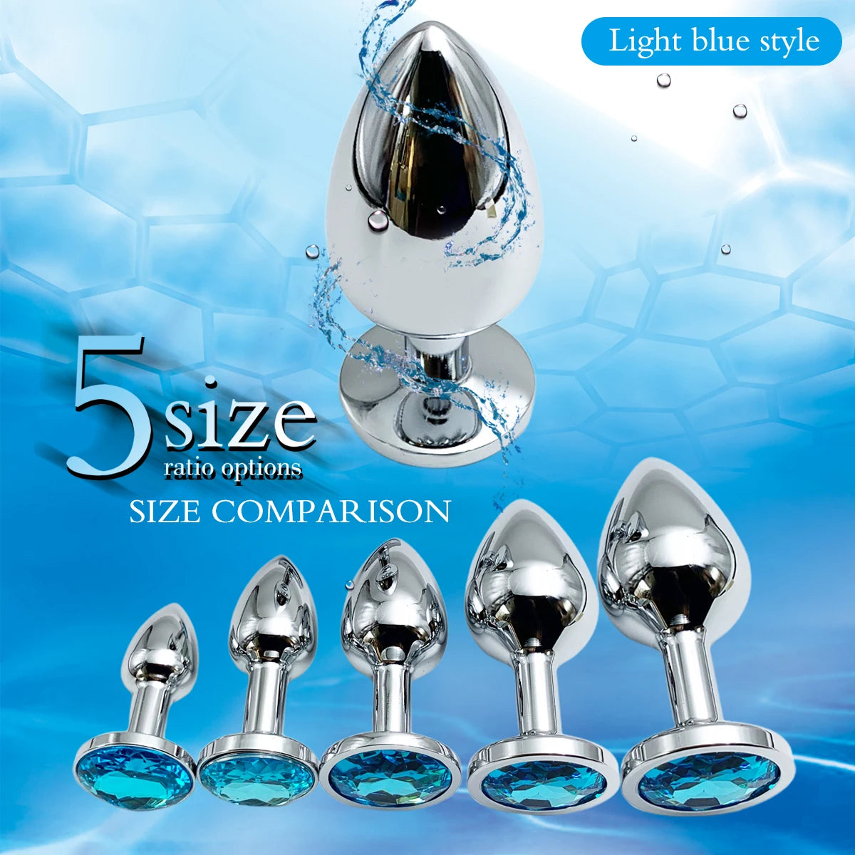 Premium Metal Crystal Plug