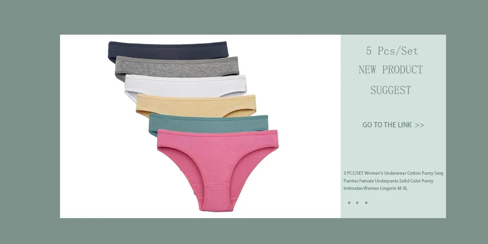Lady Underwear 5 PCS/SET Sexy Lace Underpants Fashion Female M-XL Women Panties Cotton Briefs