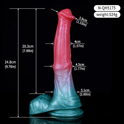 Fantasy Dragon Horse Dildo — Premium Silicone 5 Sizes