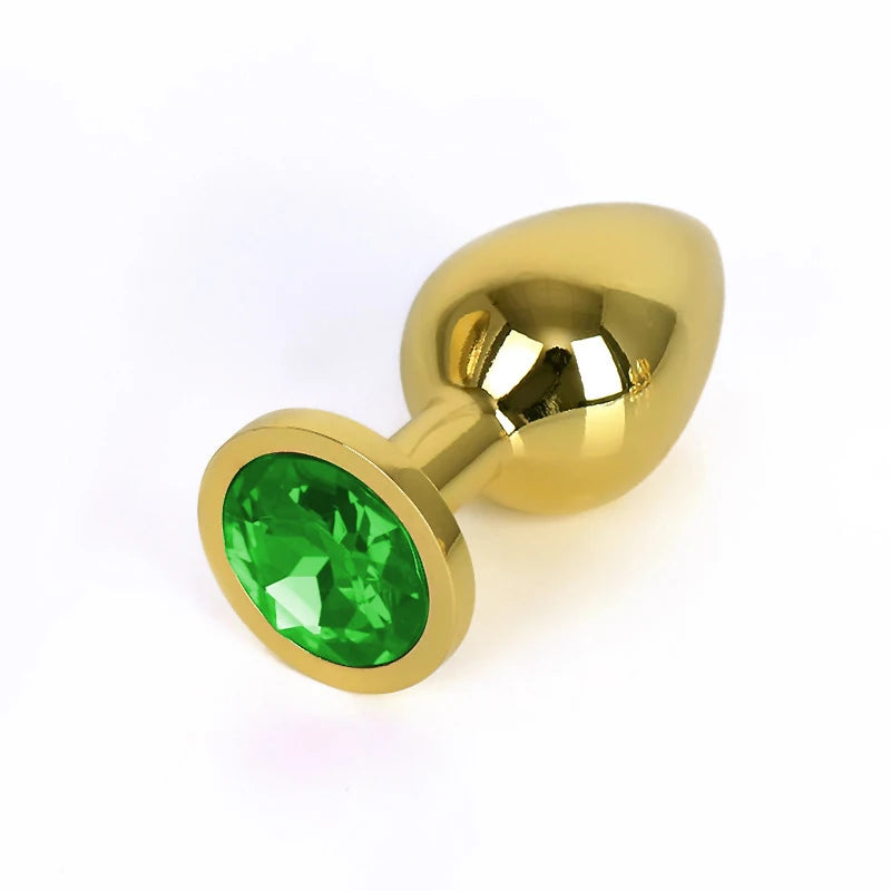 Gold-Plated Crystal Plug Set