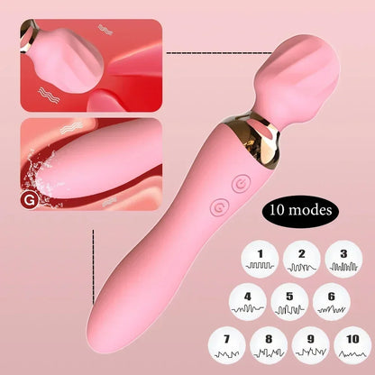 Powerful Heating Wand Vibrator