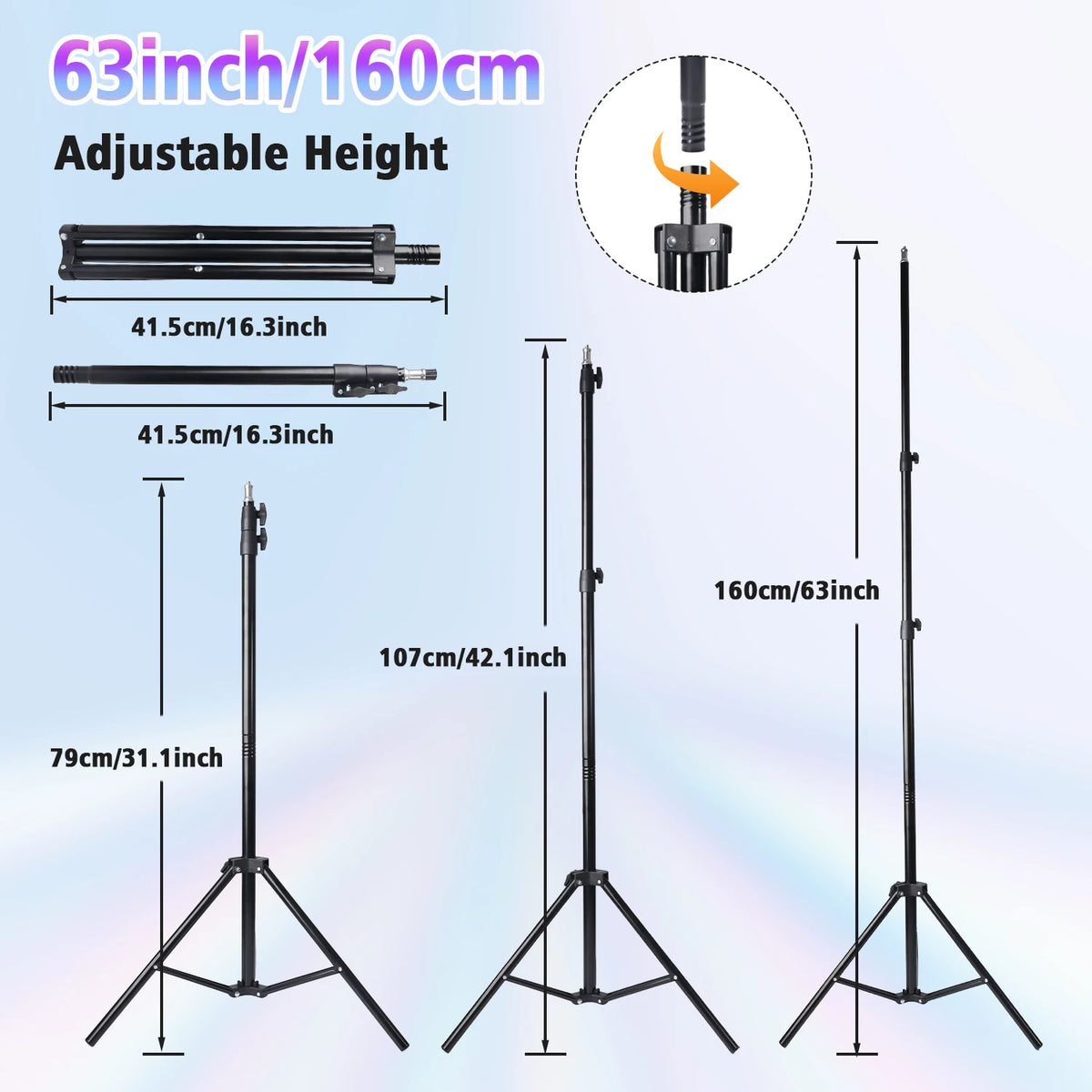 LED Ring Light 10 Tripod