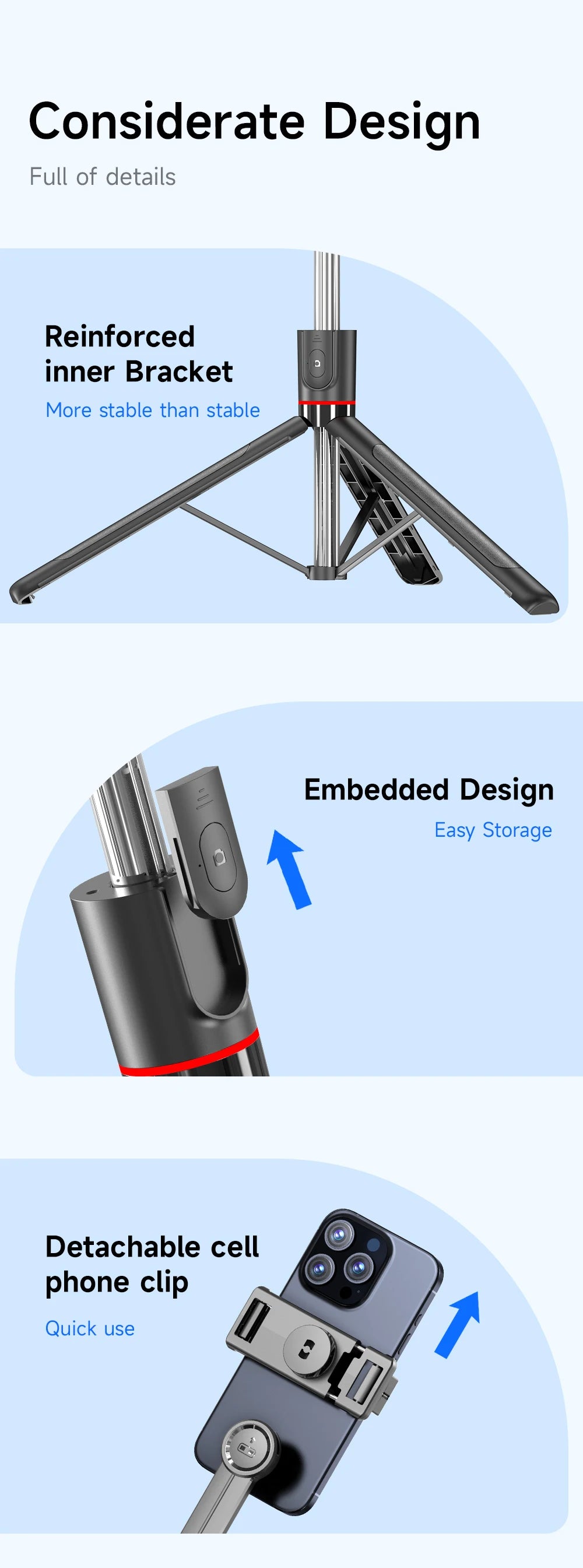 Wireless Remote Desktop Tripod