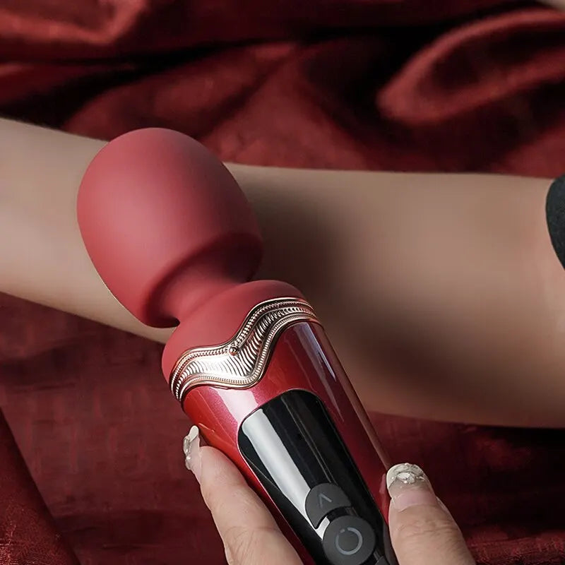 Luxury Silicone Wand Vibrator