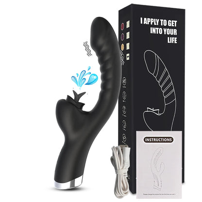 10 Tongue Licking Modes Vibrator