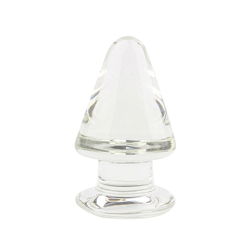 Sleek Glass Plug For Stimulation