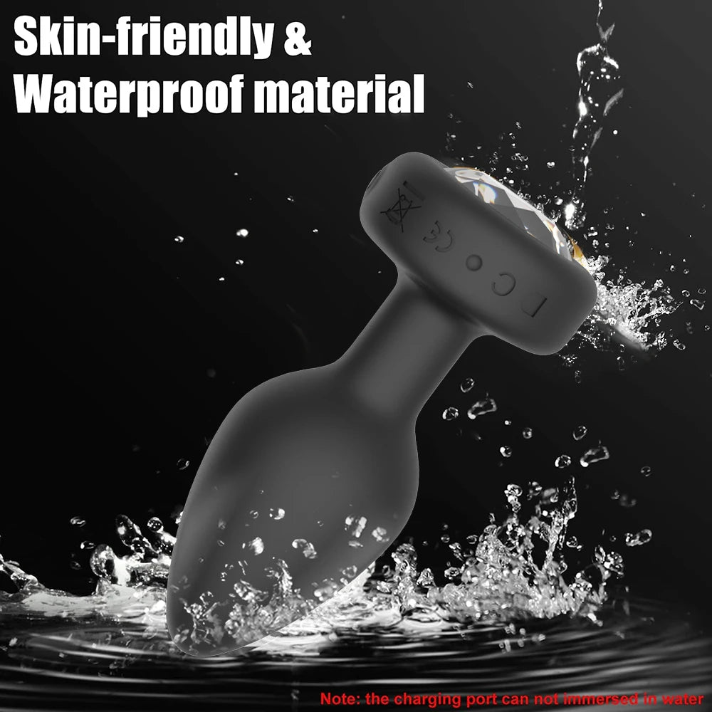 Remote Control Anal Vibrator — Wearable Silicone 3 Colours