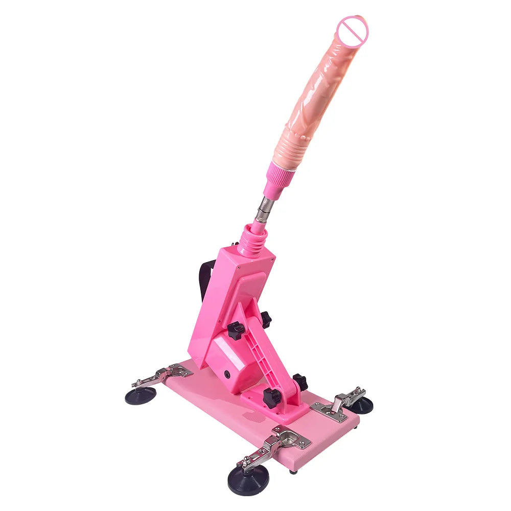 PINKZOOM Female Masturbation Machine Auto Scaling Sex Machine with Dildos Automatic Love Machines for Women