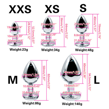 Premium Metal Crystal Plug