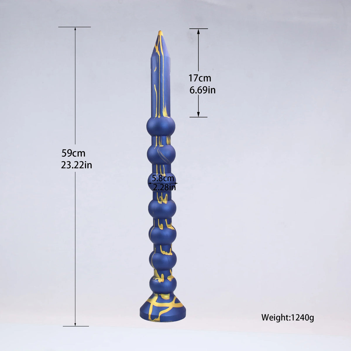 59cm Super Long Pull Bead Plug