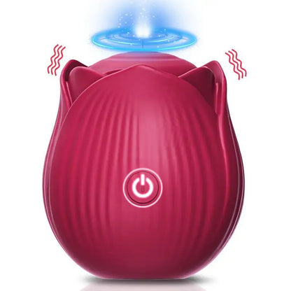 Rose-Shaped Clitoral Vibrator