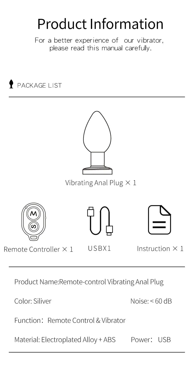Waterproof Quiet Metal Plug